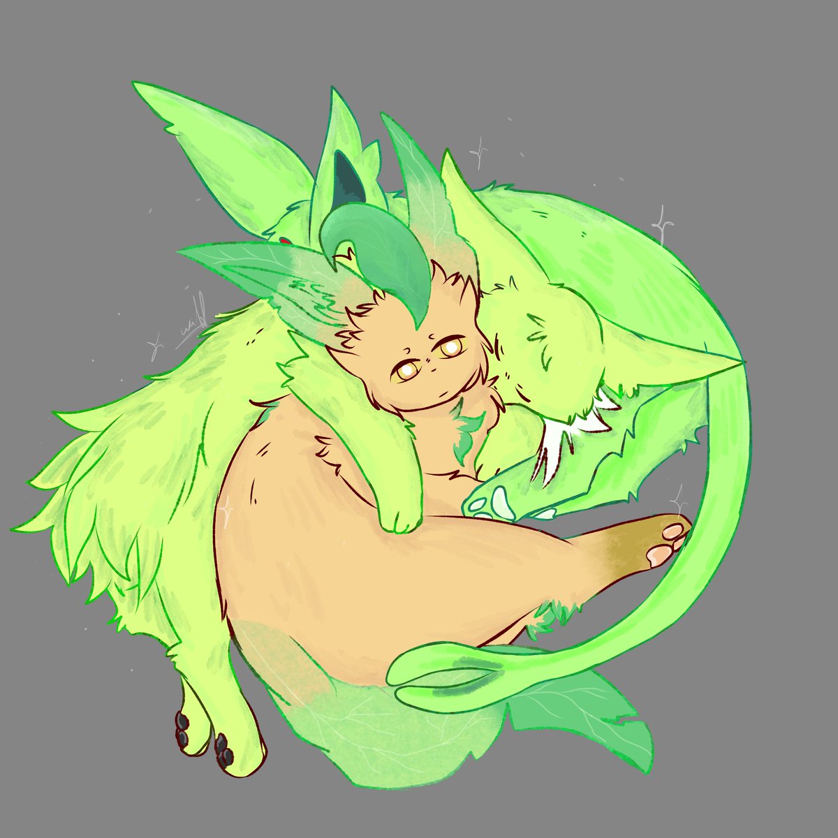 WVambat's tweet photo. Green 💚 #Eeveelution #pokemonfanart #Pokemon https://t.co/KTAadRxBZU