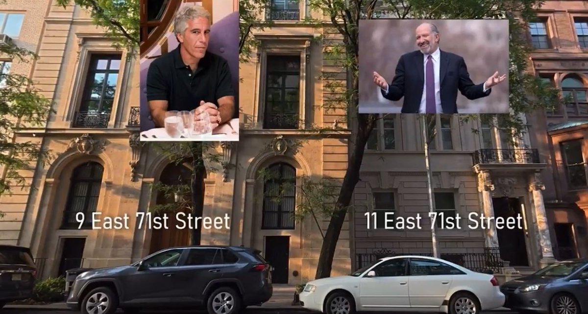 When Jeffrey Epstein was neighbor’s with Howard Lutnick their addresses were 

9 and 11 East 71st Street