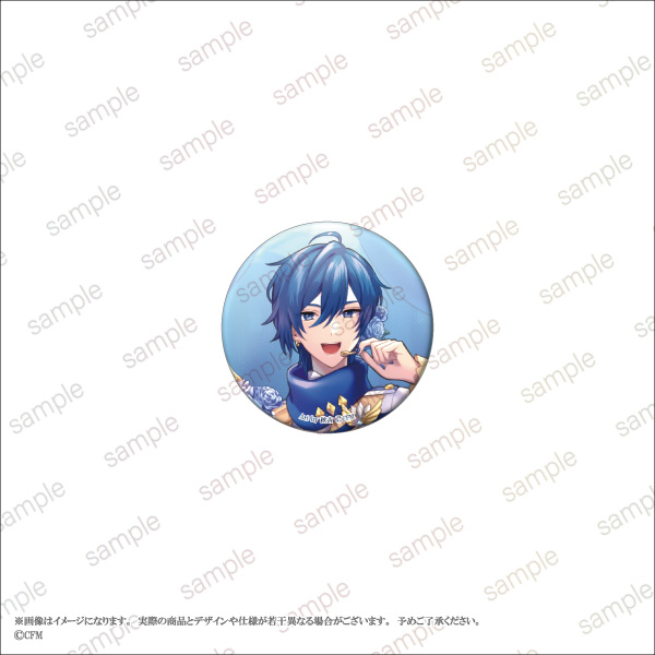 KAITO 20th Anniversary】缶バッジ 秋吉 ver. 全1種 青を基調とした