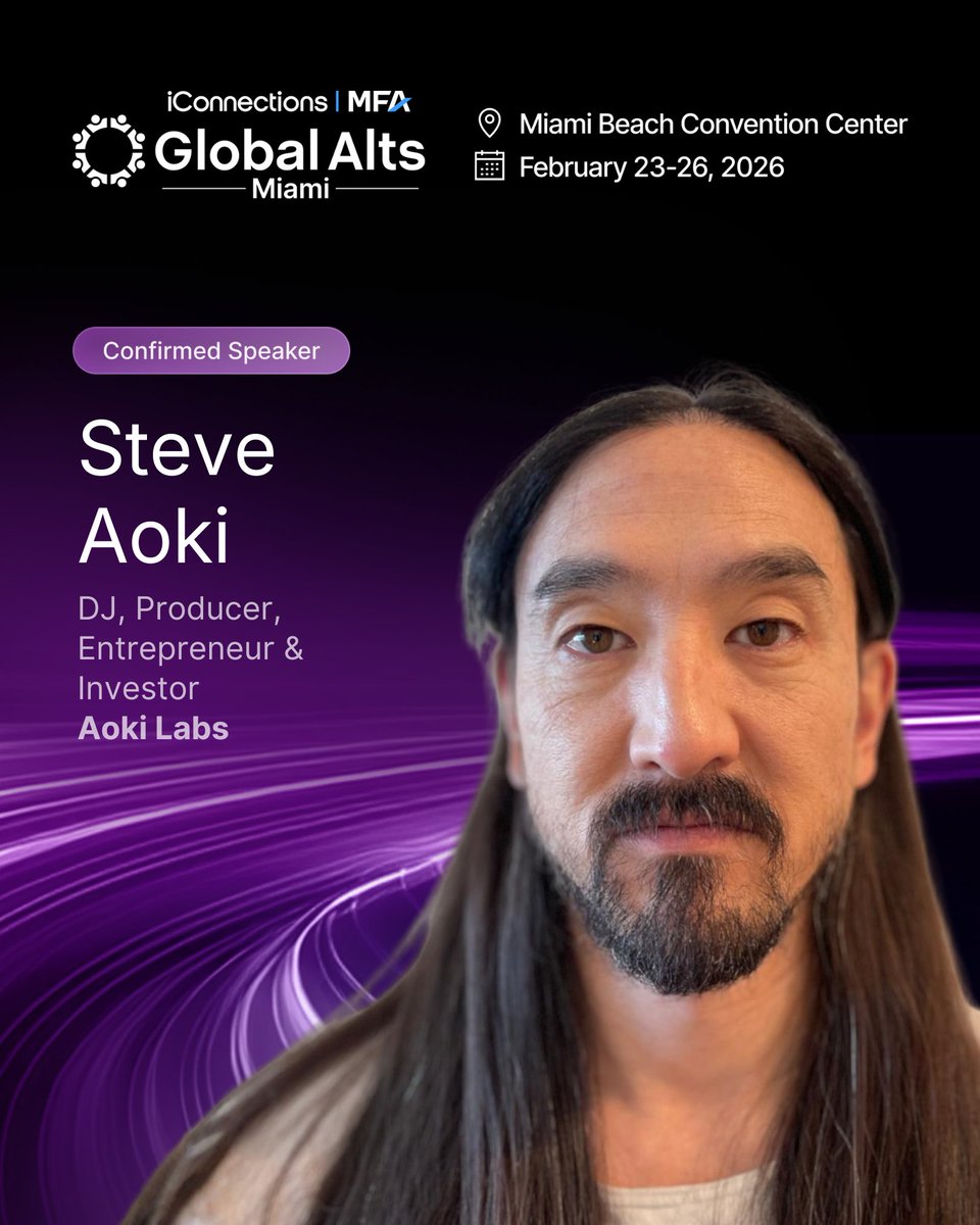 🌟 We're excited to welcome @steveaoki, DJ, Producer, Entrepreneur