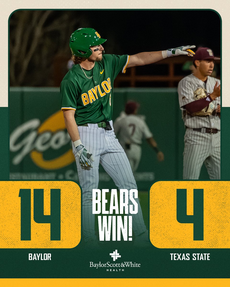 That's just Brazos Boys baseball baby 

#SicEm 🐻⚾️ | #Together