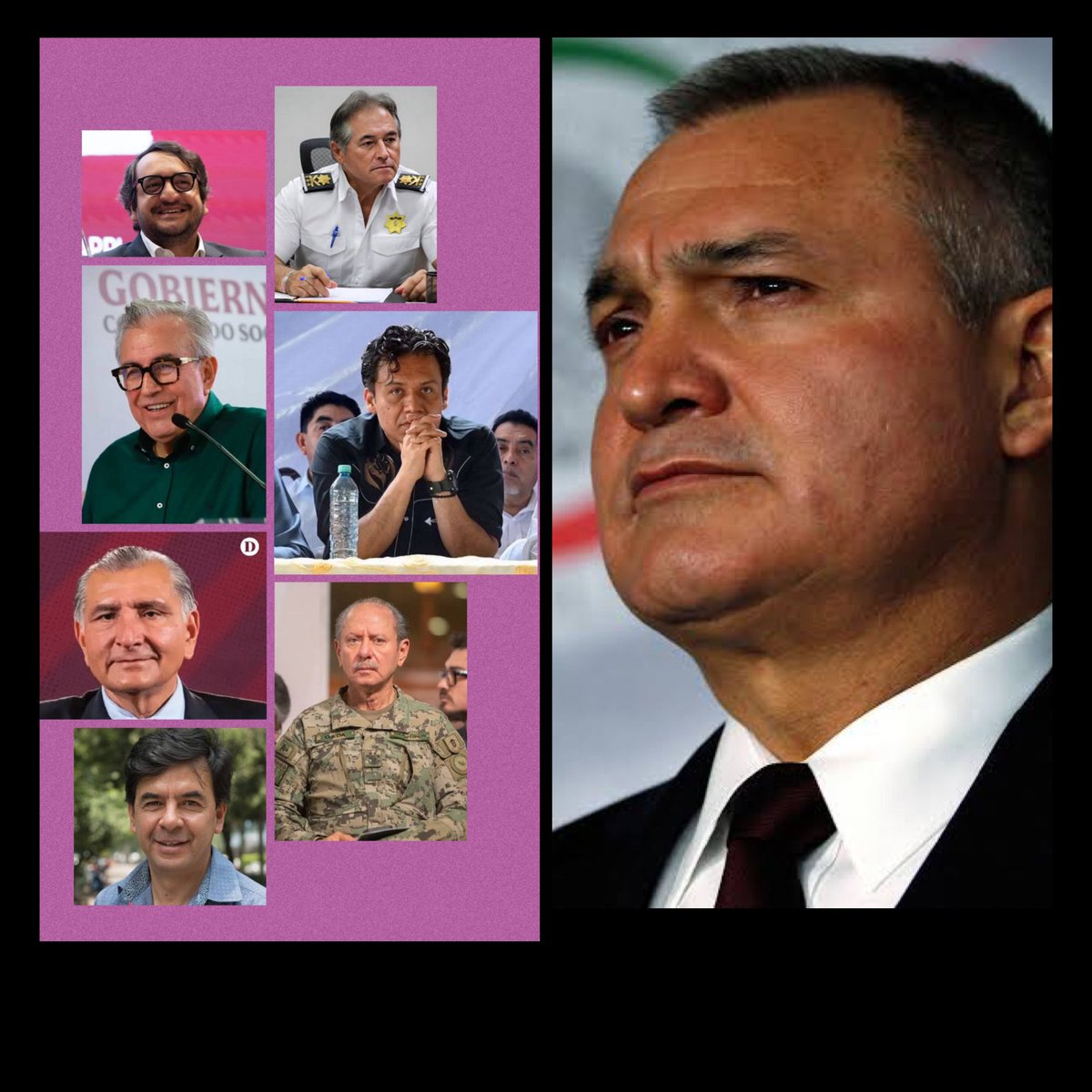 —Hernán Bermúdez…
—Rubén Rocha Moya…
—Adán Augusto López…
—“Andy” López…
—Jesús Ramírez Cuevas y 
—Marx Arriaga son solo algunos de los frentes que <a href="/Claudiashein/">Claudia Sheinbaum Pardo</a> tiene abiertos de gentuza que no la respeta, no la obedece y se cagan todos los días en ella.

Y aún así, ella los