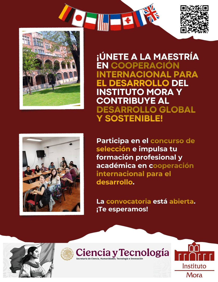 Maestría En Cooperación Internacional I. Mora tweet media