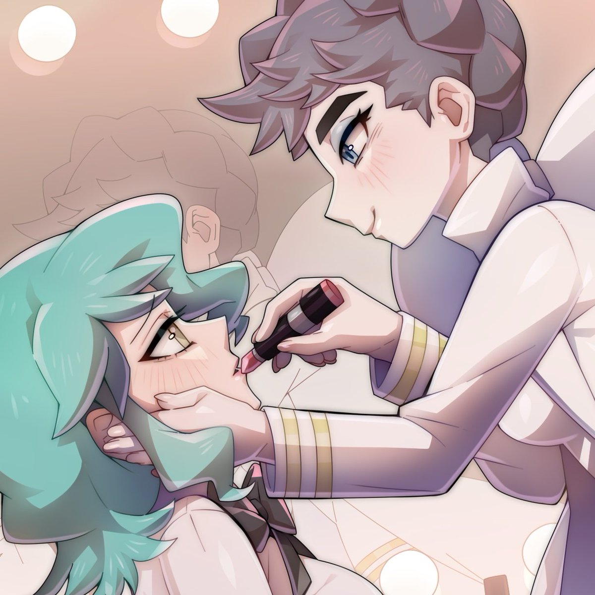 💌 Captive Audience 💋
Diantha knows best 😌✨️ Nell helps her with her lipstick before and removing it after rehearsals,,