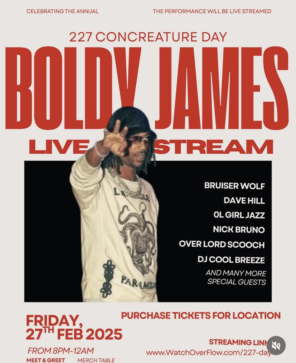 theebruiserwolf's tweet photo. Me, Boldy James and the Concreatures on 227 Day 💯🍾🥂

2/27. Detroit https://t.co/7pxxNXBe41
