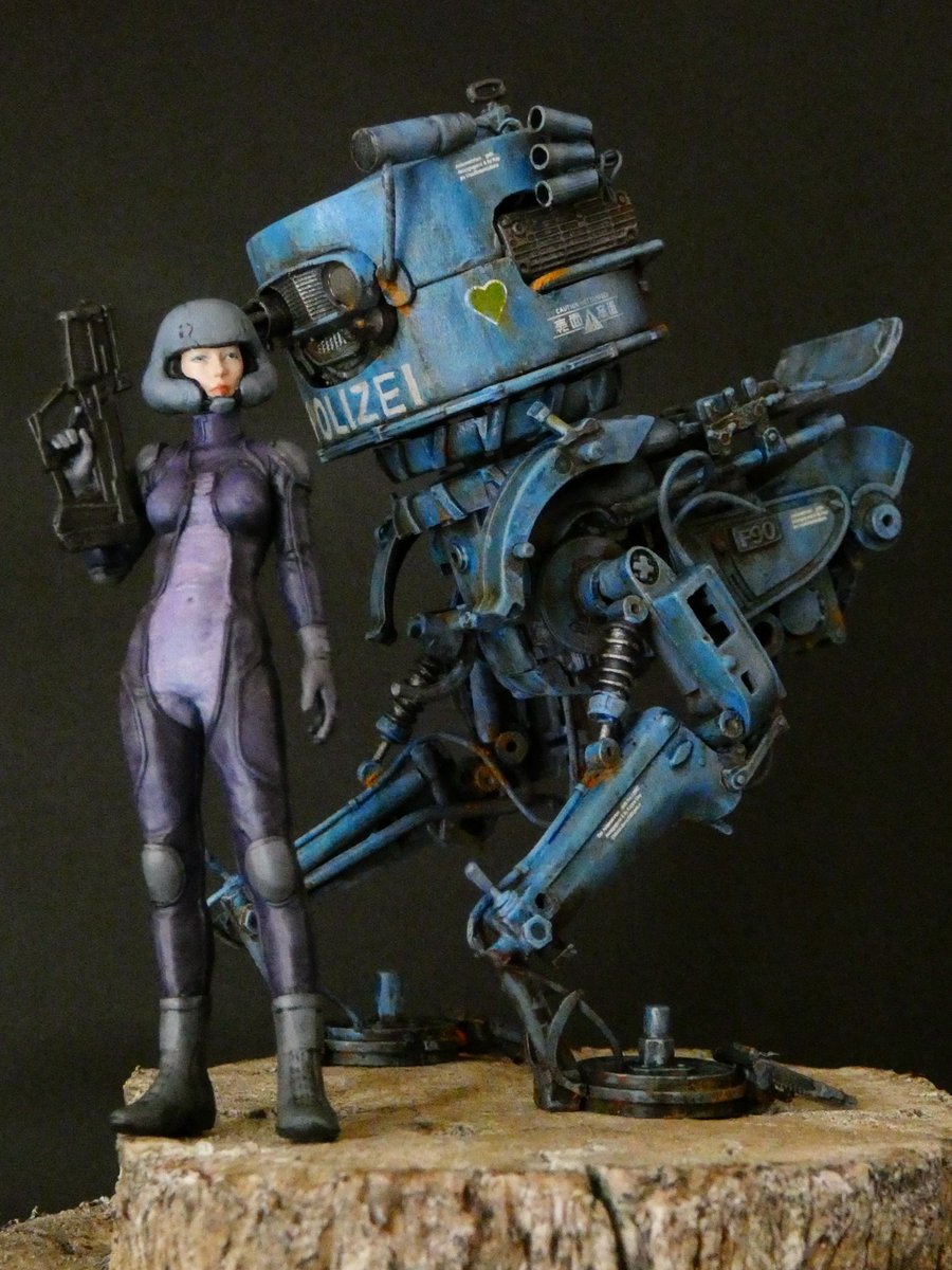 #製作途中からしか得られない栄養素がある
#PLAMAX #ホンダ耕運機F90 #マシーネンクリーガー  #クレーテ
耕運機のプラモデルのパーツでクレーテ的な物を♪