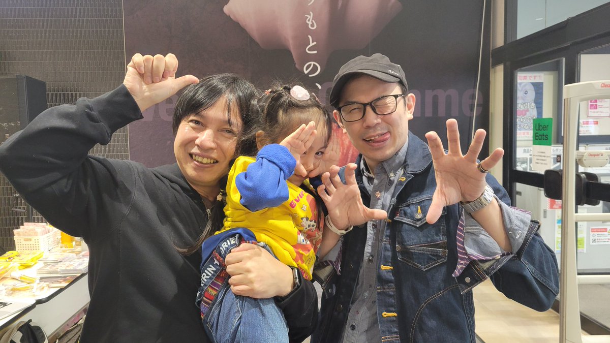 先日の,EverZOneインストアライブ🕺 あっちさんとは,Birthday以来で ③