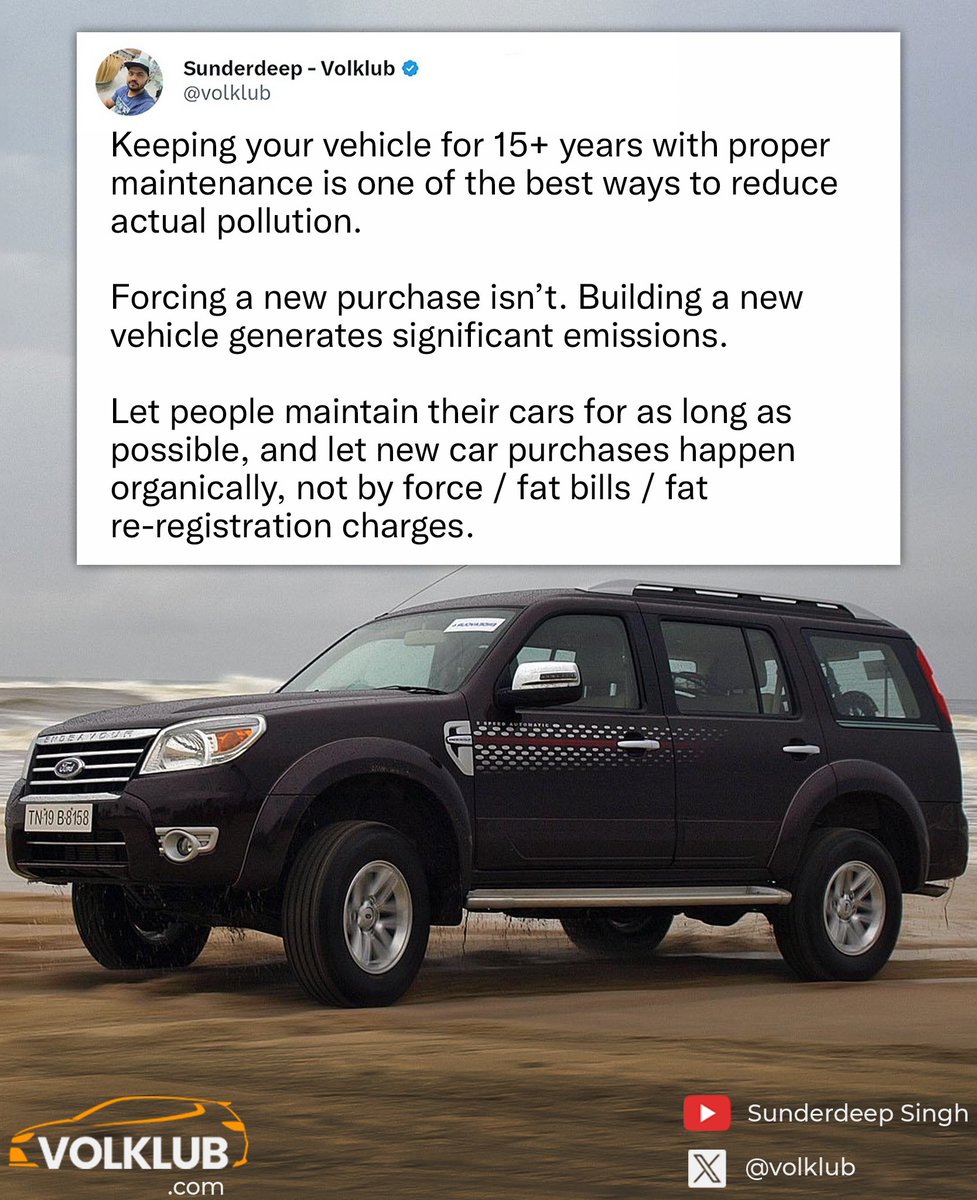 Long term ownership = Less Pollution