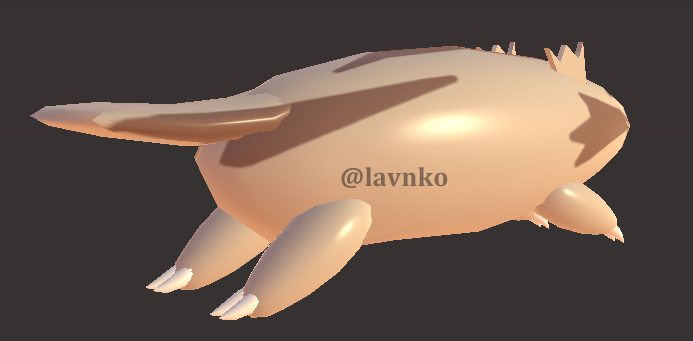 lavnko's tweet image. modelling a pokemon everyday - day 102 linoone