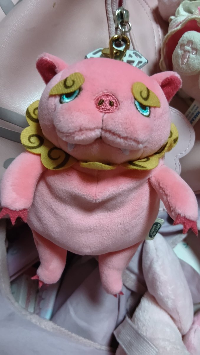 これもお姉ちゃんからの沖縄土産でムニュムニュするピンク色のシーサー