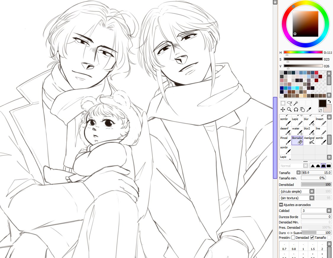 finishing old sketches