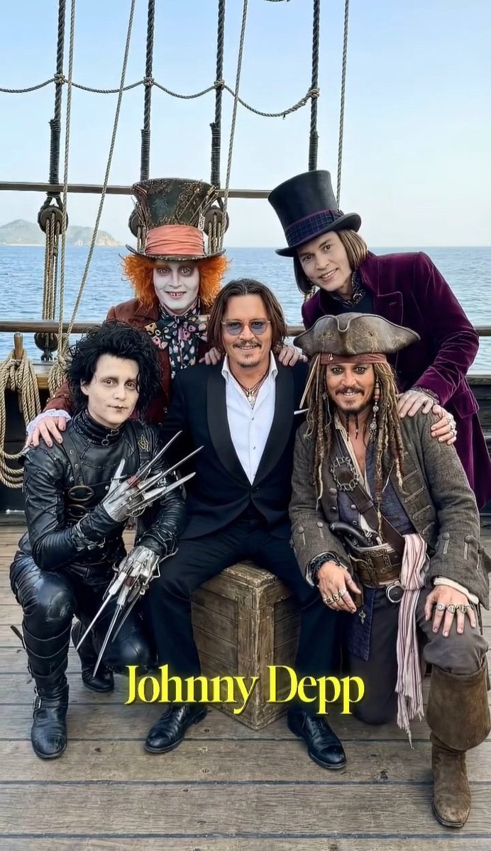 deppbrazilfc's tweet photo. Can we talk about how Johnny Depp’s talent makes every character he touches absolutely unforgettable? From the costume to the soul, he makes them legendary. 👑

I STAND WITH JOHNNY DEPP https://t.co/5qZpZUilWr