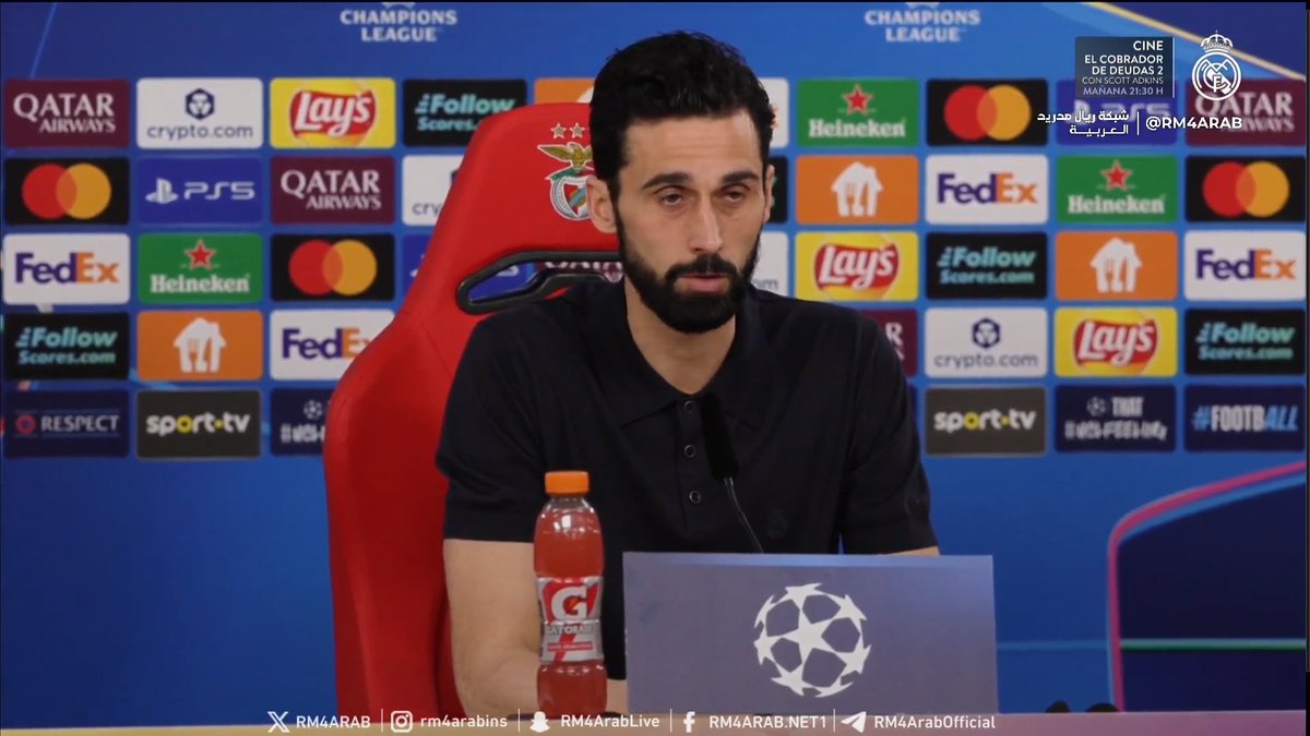 — الحادثة العنص*رية؟

🚨🎙️ ألفارو أربيلوا: "يجب أن تسألوا لاعب بنفيكا عما قاله لفينيسيوس. من حقنا جميعًا أن نسمع إجابة على هذا السؤال. لا يمكننا السماح بحدوث مثل هذه الأمور في عام 2026."