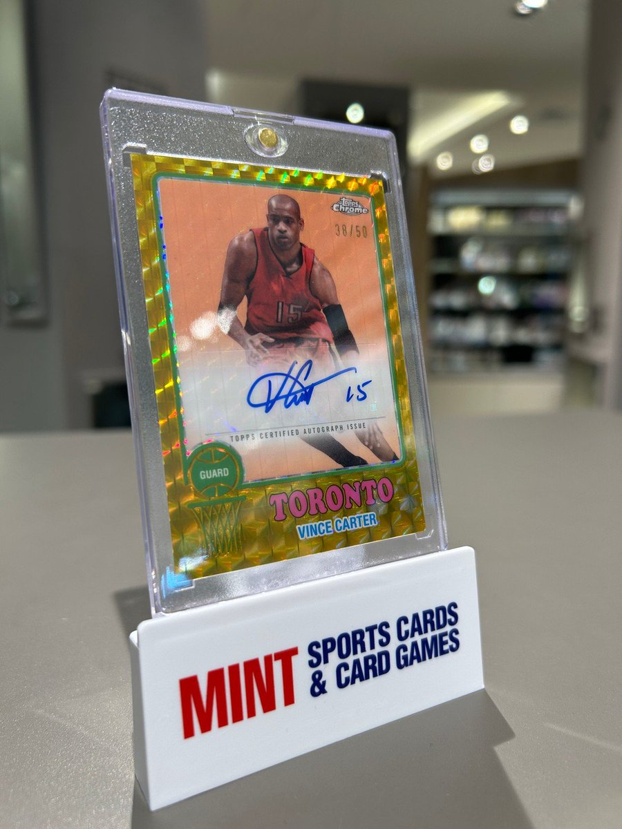 お客様の店内開封にて 2024-25 TOPPS CHROME BASKETBALLより Vince