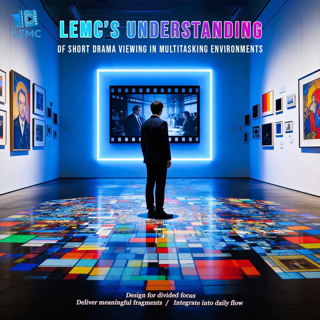 LoopLabEMC's tweet photo. LEMC’s Understanding of Short Drama Viewing in Multitasking Environments
✅ Design for divided focus
✅ Deliver meaningful fragments
✅ Integrate into daily flow
#MultitaskingViewing #ShortDramaEngagement #FragmentedConsumption #DigitalHabits #UserExperience #ContentDesign https://t.co/A2ndlQb34J
