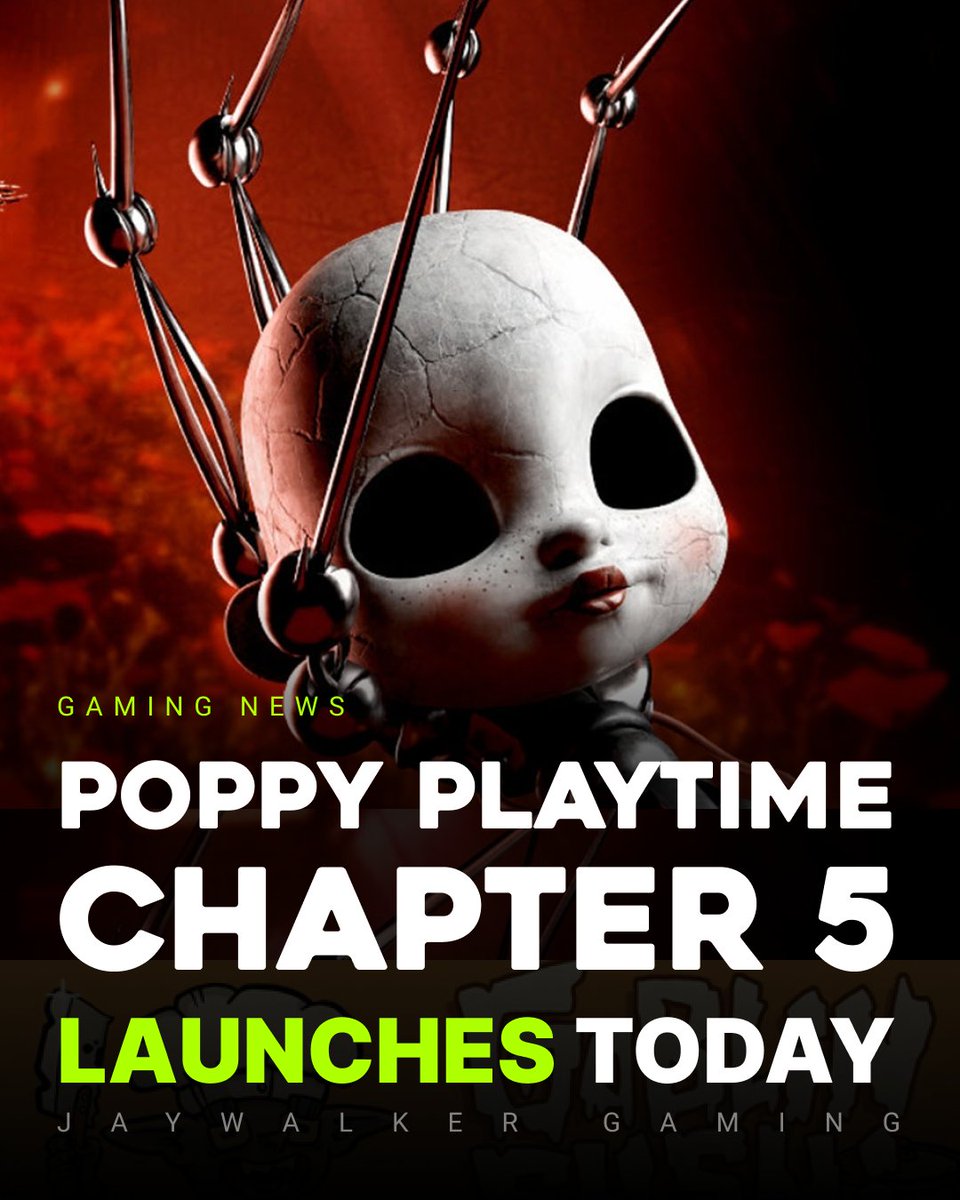itsjaywalker's tweet photo. The factory just got a whole lot deadlier. 🧸🪓

#PoppyPlaytime Chapter 5: Broken Things is officially LIVE on Steam! It’s time to face the "Puppetmaster" (Experiment 1006) in the most ambitious chapter yet.

#PoppyPlaytimeChapter5 #HorrorGames @mobgamesstudios https://t.co/o5M0DvW8oM