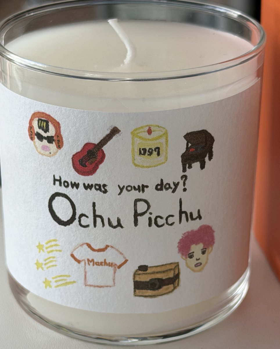 まちゅのキャンドルやっと届いたー🕯️🔥 めっちゃ松倉海斗のにおいが