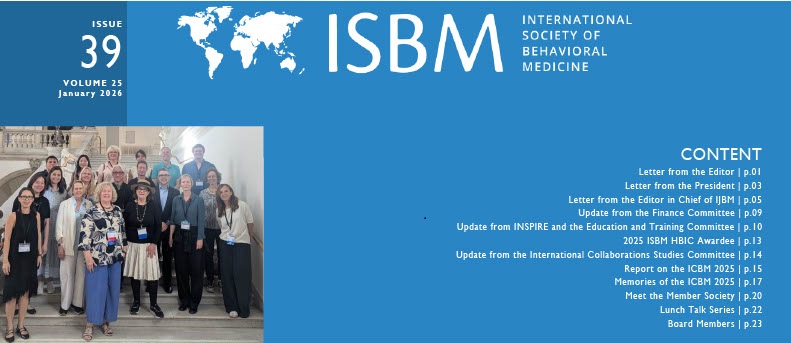International Society of Behavioral Medicine tweet media