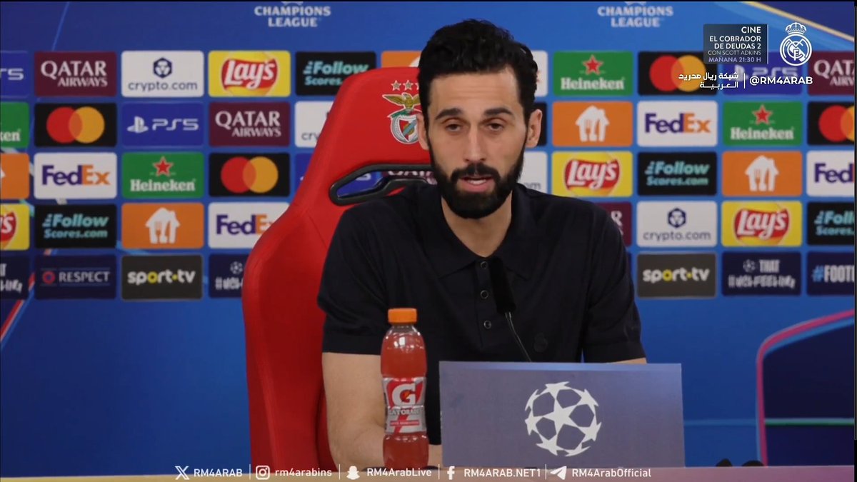 هل بريستياني وصف فينيسيوس بالقـ*ـرد؟

🚨🎙️ ألفارو أربيلوا: "ما أخبرني به فيني أنه وصفه به، أصدقه بالطبع. لن أشكك أبداً في كلام فيني."