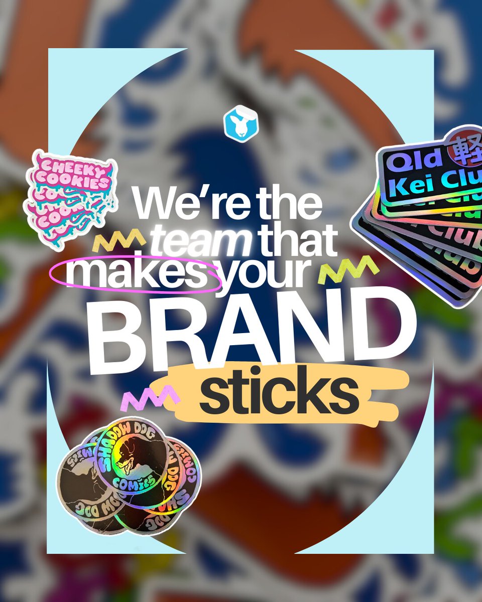 StickerooAu's tweet image. Making your brand memorable, peel by peel.
We turn ideas into stickers people actually keep and slap everywhere. 😉

#Stickeroo #CustomStickers #StickerPrinting #DieCutStickers #VinylStickers #HolographicStickers #CreativesAU #SmallBusinessAU