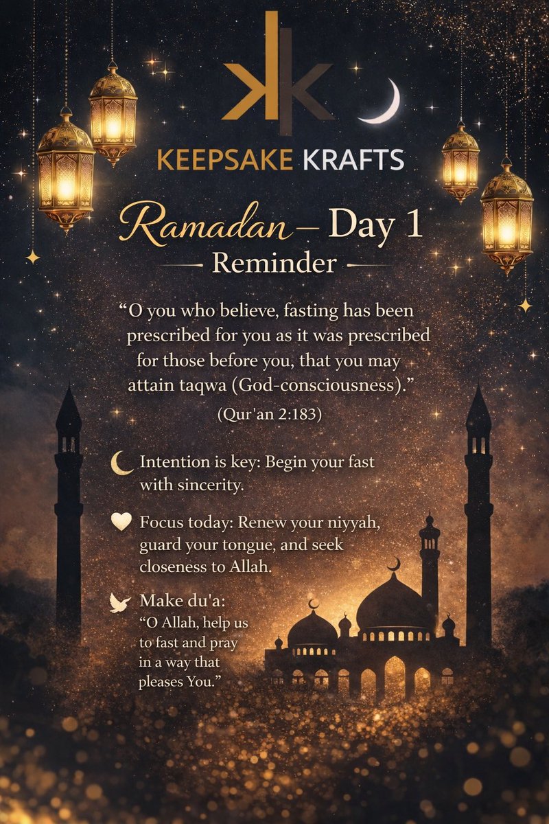 hananhamzaa's tweet photo. Ramadan day 1
1447 AH. https://t.co/9kawvlMklE