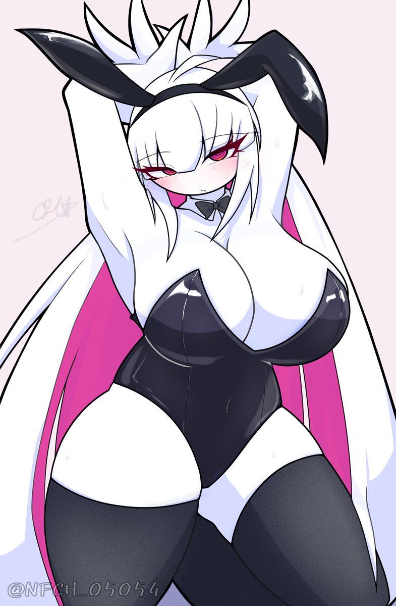 "Oh? you want me to wear... this? Alright then~"

The reader would watch Nikusa change from her usual attire to a bunny suit as she says

"Hmmm not sure why you wanted me to wear this but how do I look?~"

❤️and🔃~

Nikusa asked the reader as she smirked
#erp #nsfwrp #eroticrp