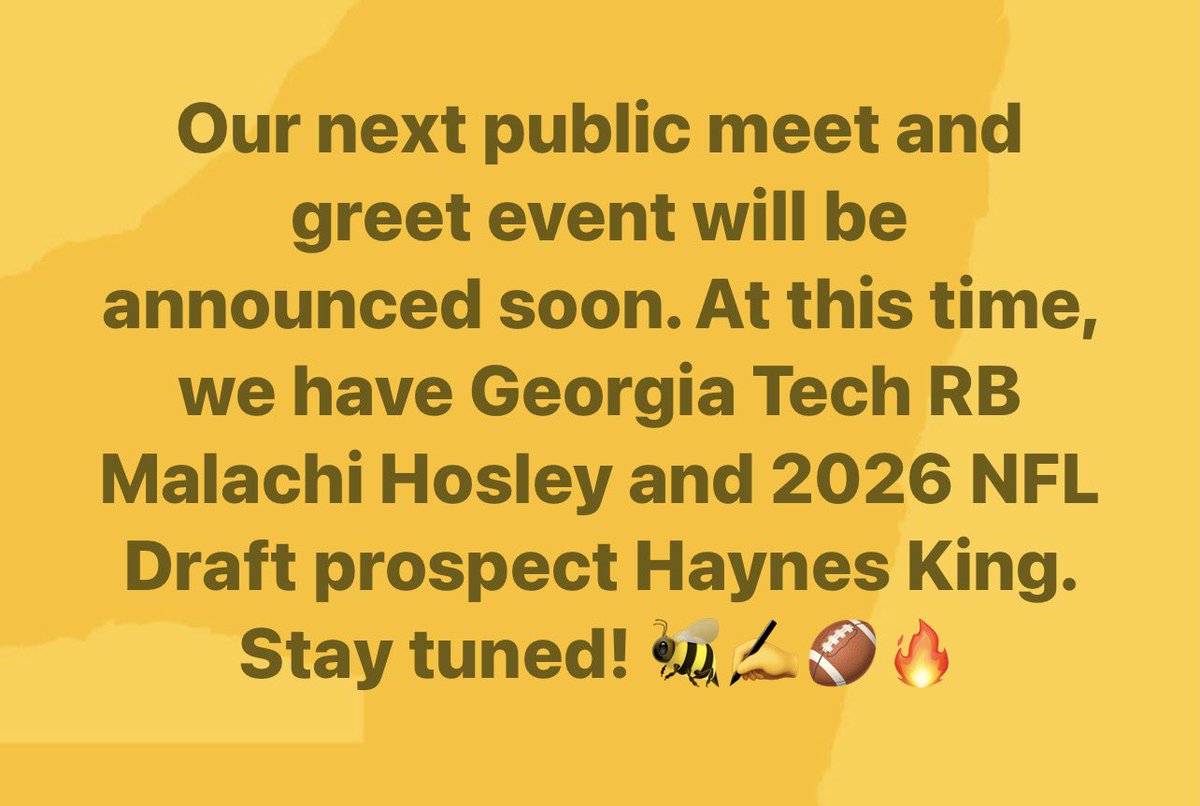 SignedSweetSpot's tweet photo. Event coming soon! 🐝✍️🏈🔥 https://t.co/FbeWnGQ6Rz