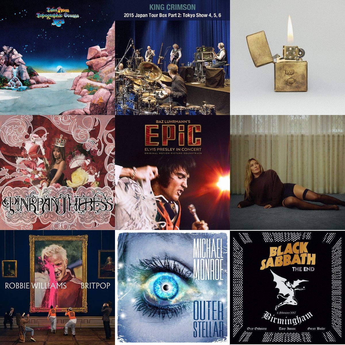 TOWER_Rock_Pop's tweet photo. 【洋楽ロック🎸】

今週発売の注目作はURLからチェック⚡️
https://t.co/8iBsGxjMP0

#KingCrimson
#Yes
#MumfordAndSons
#PinkPantheress
#ElvisPresley
#HilaryDuff
#RobbieWilliams
#MichaelMonroe
#BlackSabbath
#GeorgeMichael
#Giuffria
etc...
※輸入盤は発売延期の可能性もございます。 https://t.co/hk99CSv5ar