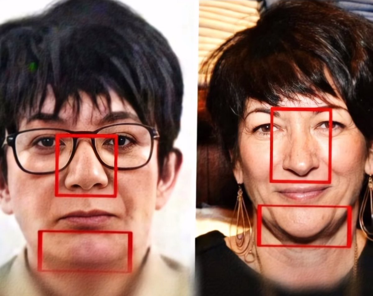 Ghislaine Maxwell avant et maintenant, prendre du poids du menton ok, mais du nez…?