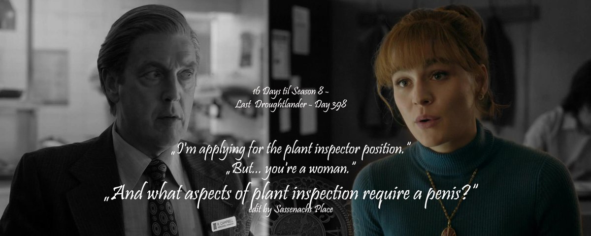 SassenachPlace's tweet photo. #Outlander #LastDroughtlander - Day 398, still 16 Days til Season 8 #BestLines #FunnyMoments #BriannaEllenRandallFraserMacKenzie
aspects of plant inspection....
@10MinDQ @AngusAngels @SwietjesO @brittafahl70
@LallyFawn @OutlandishScot https://t.co/cSmQhKLc6N