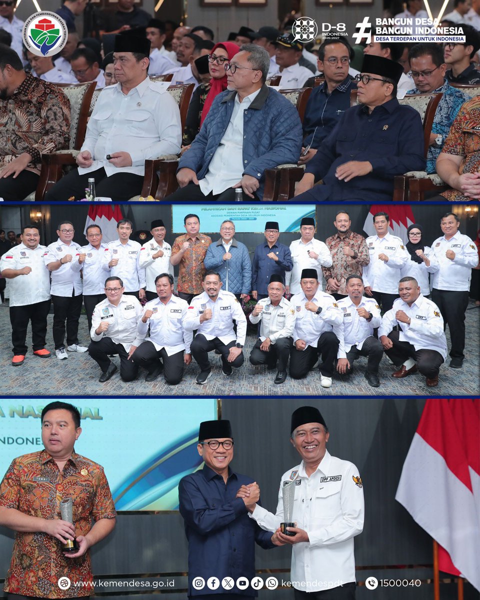 Mendes PDT Yandri Susanto mengajak Asosiasi Pemerintah Desa Seluruh Indonesia (APDESI) terus solid dan bersinergi menyukseskan program prioritas Prabowo Subianto.