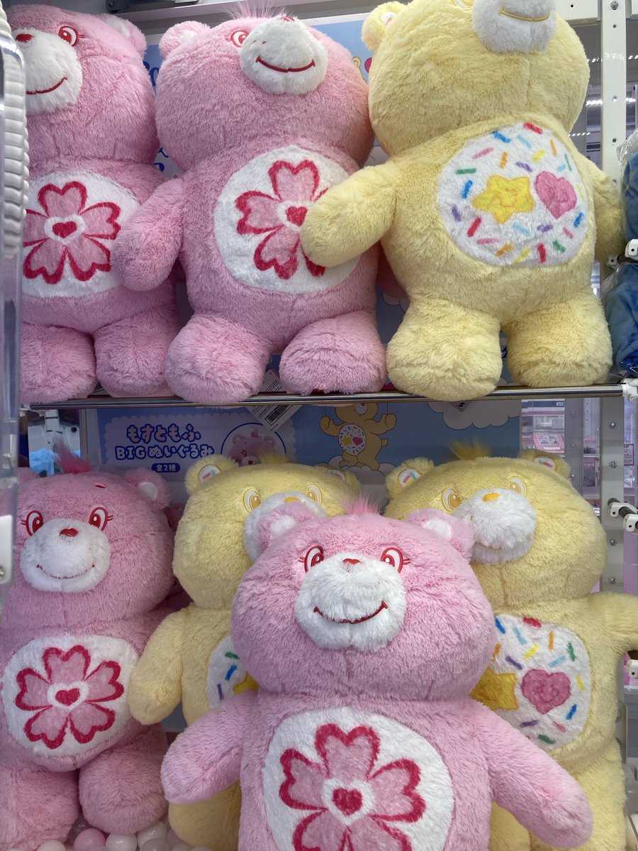 入荷情報】 ケアベアTMもすともふBIGぬいぐるみ 本日入荷しました