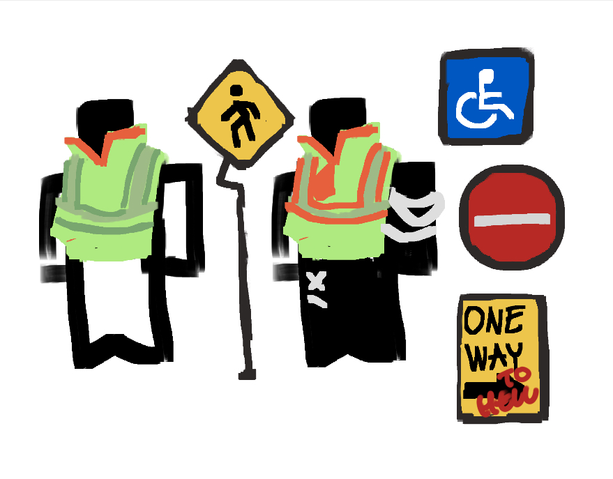 devimpaled's tweet photo. "roadmen" 
#heartattackgame enemy concept art https://t.co/gVvV2KtABg