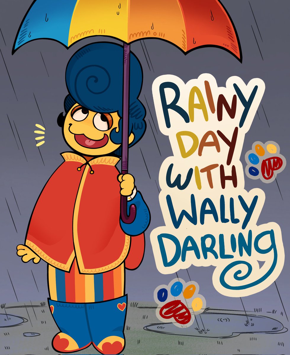 _Blo0DnGutz_'s tweet photo. I'm not sure how I feel about this drawing I made, it's cute I think. #WelcomeHome #Wallydarling #digitalart #art #fanart https://t.co/E5qQyUyqN3