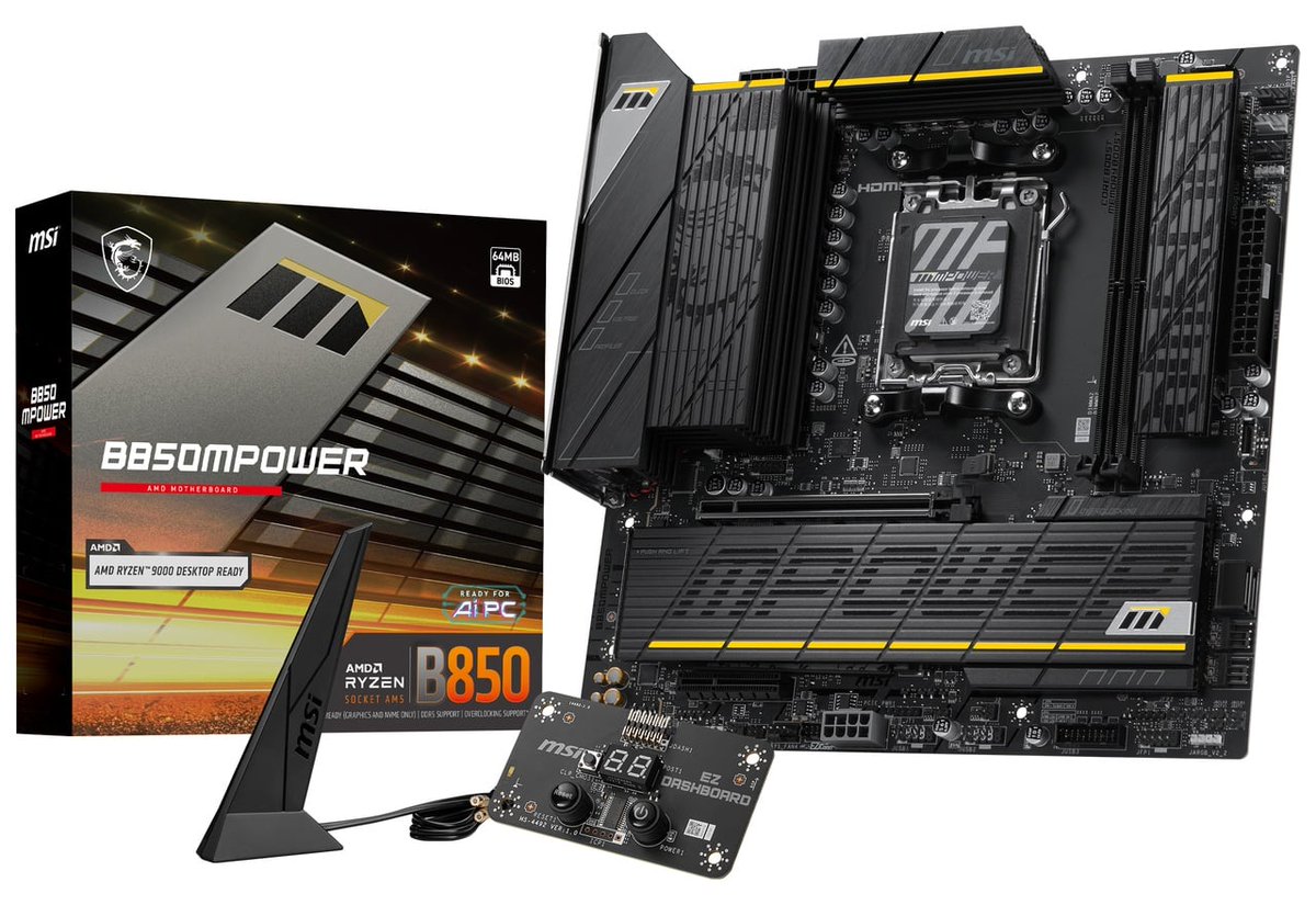 4F】 AMD AM5 microATXマザーボード MSI🐉 『B850MPOWER』 税込44,980