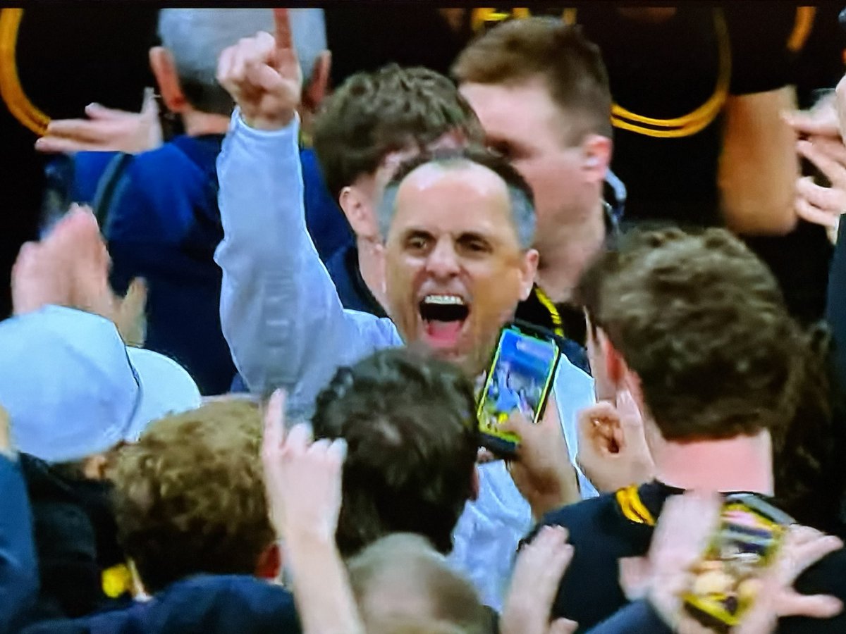 Joe_Hugen's tweet photo. Watching Ben McCollum high fiving his way through the crowd is a scene. Something that has been missing and it’s a welcomed sight.

McCollum has a lot more winning to do in Carver, but you’ll likely never forget his first signature win. It’s been a journey this season. https://t.co/WHYb7XJecJ