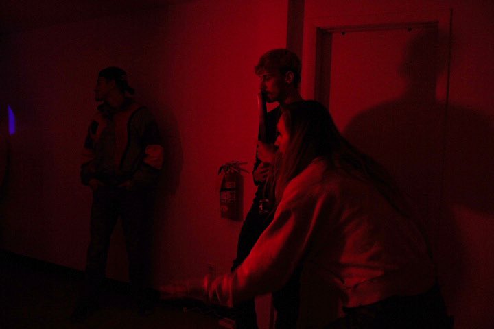 GreatnessPics's tweet image. It all goes down in the Red Room! 🎬👀 

#MOVINGDAY the short film coming 3.27.26 🫶🏽

#horror #explore #vampire #party