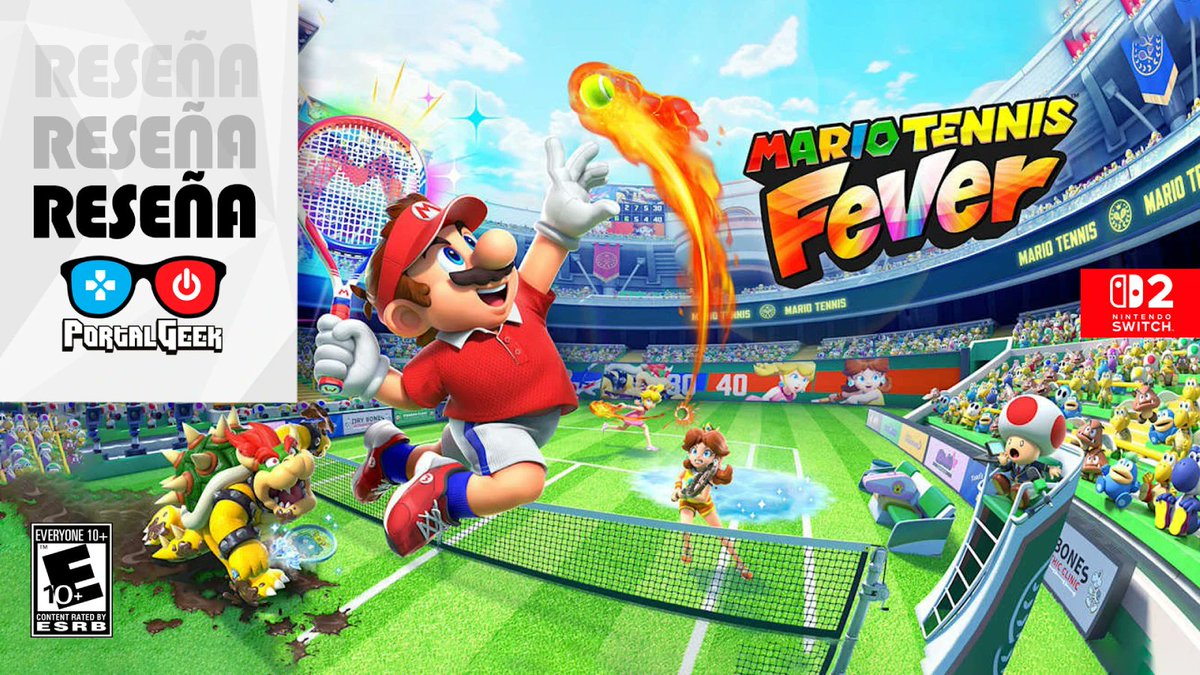 PortalGeekCo's tweet photo. Mario Tennis Fever - Reseña: Raquetazos y mucha fiebre por la aventura en Nintendo Switch 2 
#reseña #mariotennisfever 

https://t.co/aLhqUyy5Am https://t.co/Qom6CfvwRK