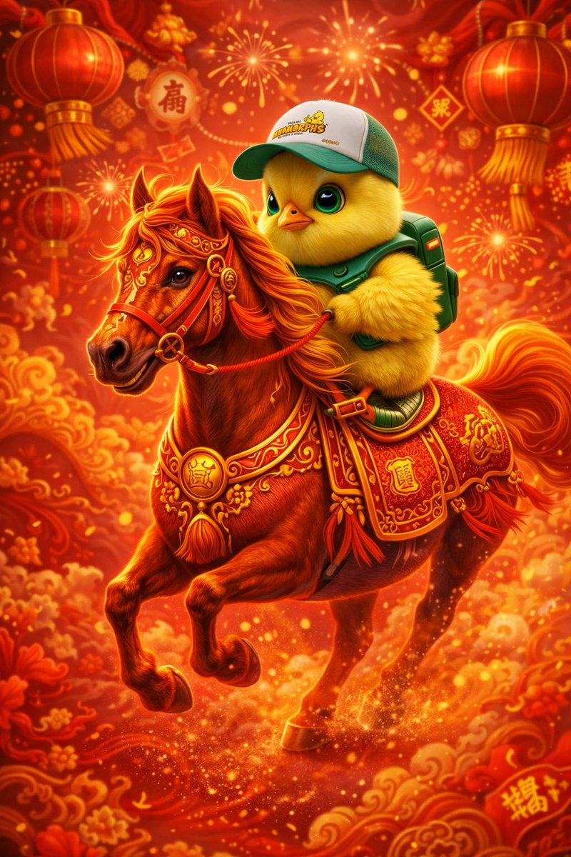 The rumour has it that something #BIG is coming❗️🔥🚀🐎✨
#henomorphs stay tuned🤞👀🧨

Wishing you strength, momentum and unstoppable energy in the Year of the Horse 🐎🧧✨

May this Chinese New Year bring prosperity, courage and bold new beginnings 4 u 2 <a href="/TheZicoDAO/">Zico DAO</a> 🏮🔥