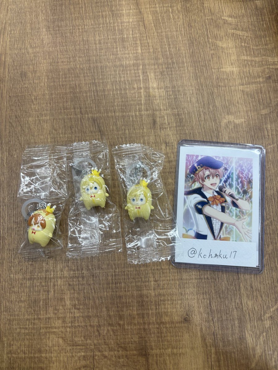 kohmku17's tweet photo. 【交換・譲渡】アイナナ アイドリッシュセブン めじるしアクセサリー 目印 ガチャガチャ 王様プリンと一緒

譲 ⇒ ナギ2   三月1

求 ⇒ 陸

都内手渡しまたは郵送

お気軽にお声掛けください。 https://t.co/4xOg8zpHtI