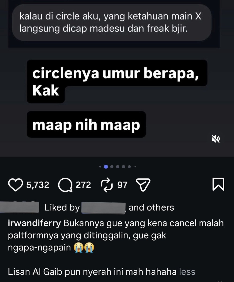 TechmenID's tweet image. coba sini dibalikin, sambil diskusi..

apa yang bikin kalian-kalian yang baca twit ini belum bisa sepenuhnya meninggalkan twitter?