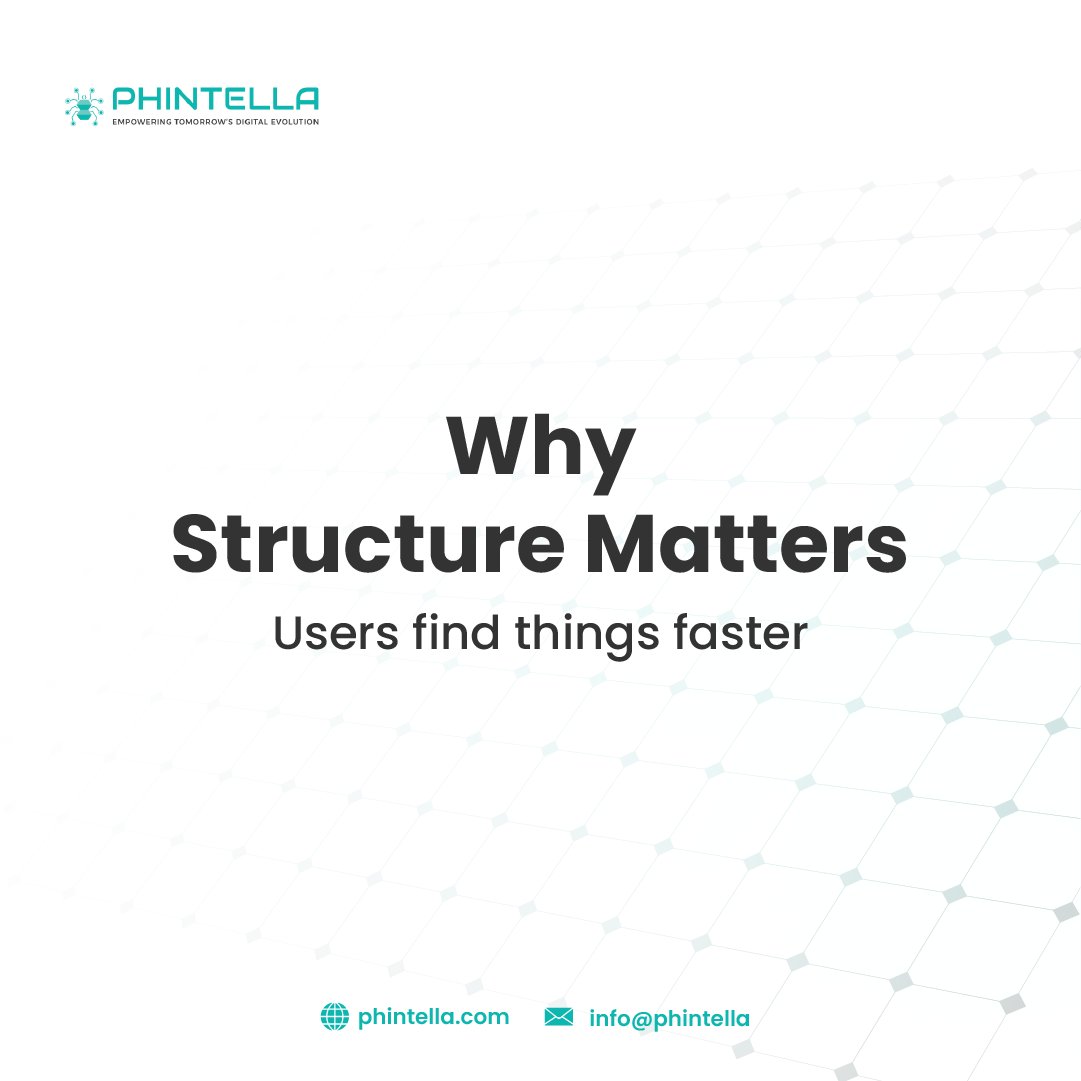 Phintella_IT's tweet photo. A good website isn’t about looks. It’s about clear structure and easy navigation.
When users find things faster, they convert better.
Build for users. Build with #Phintella
#WebDesign #UXDesign #WebsiteStructure https://t.co/5U3OXQd2yI