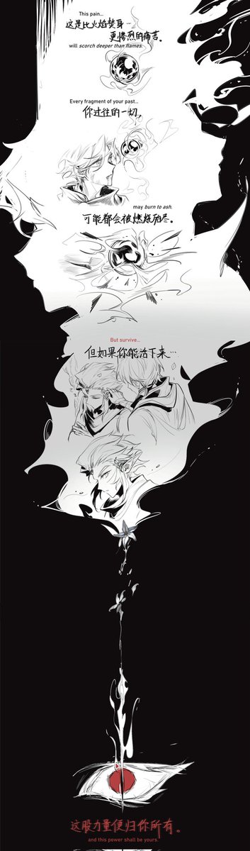 Sericuluscookie's tweet photo. #firewind To Reunite With You（上篇）
⚠：
Contains reimagined depictions of FS’s mortal form.
Storyline is fictionalized; exit if uncomfortable.
Dialogue translated with tools.
FS tucked a white hyacinth behind WA’s ear. https://t.co/sWQFqYfKKW