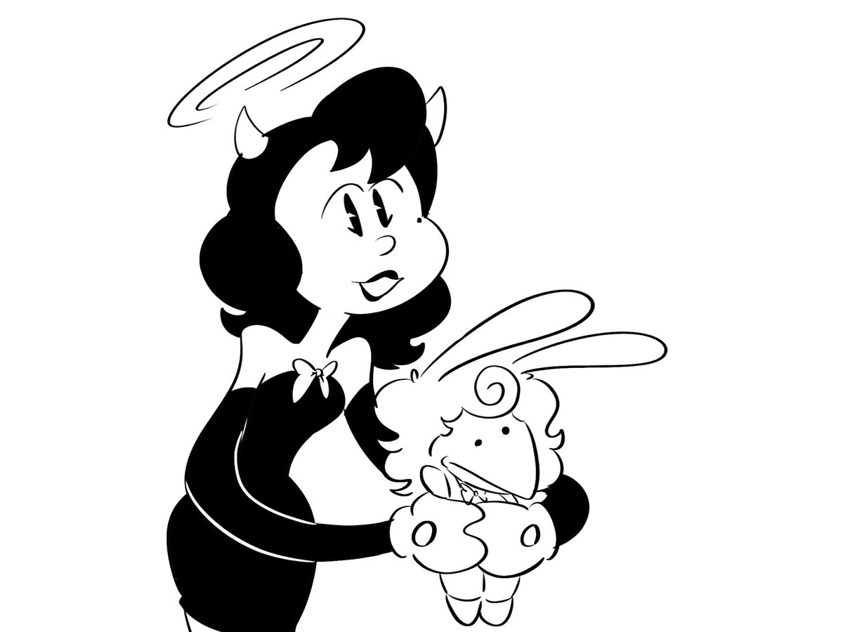 Alice Angel shows off this weird rabbit she found