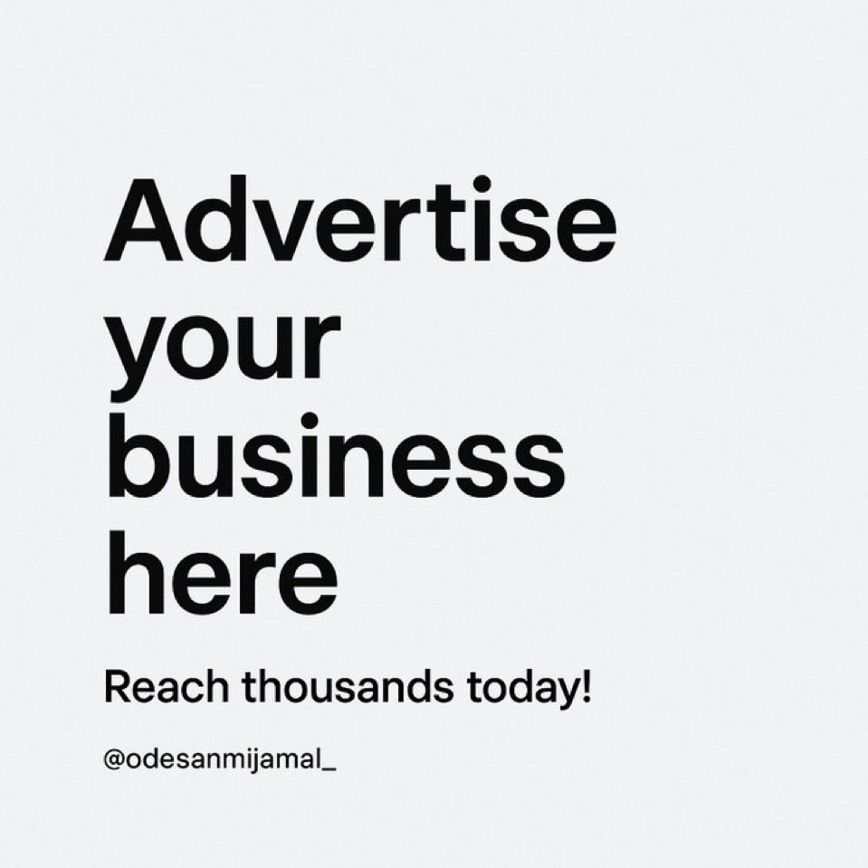 odesanmijamal_'s tweet image. MARKET is OPEN (aje awa o)
What are you selling today? Let's help you reach your audience. 🙏 pls return the favor for whoever retweets for you.
Ps: include your location