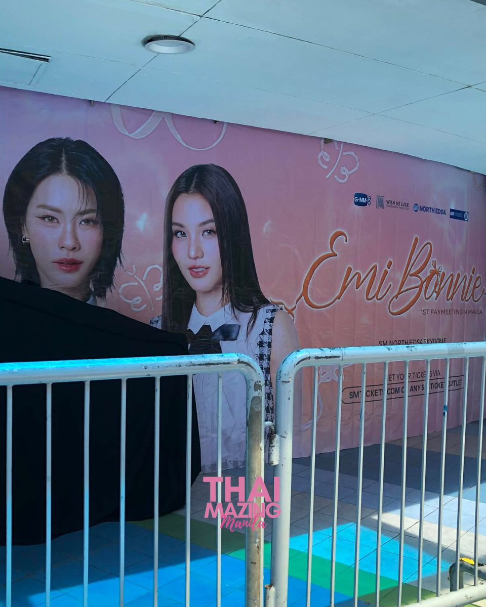 HAPPENING THIS WEEKEND: EMI BONNIE 1ST FAN MEETING IN MANILA!

🗓️ February 21, 2026
📍 SM Skydome

#EmiBonnie1stFMinManila
#emiamily #beonnnie 
#GMMTV
#WishUsLuckPH
Presented by <a href="/wishusluckent/">Wish Us Luck</a>