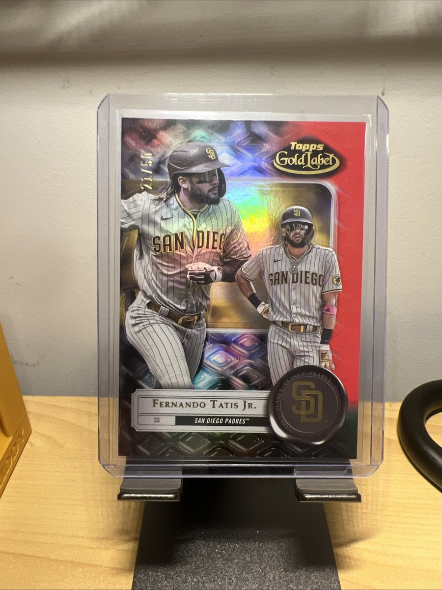 Check out 2022 Topps Gold Label Class 2 Red 21/50 Fernando Tatis