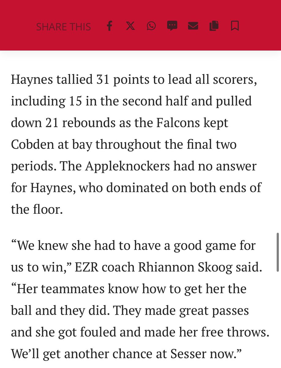 Essence Haynes tweet media