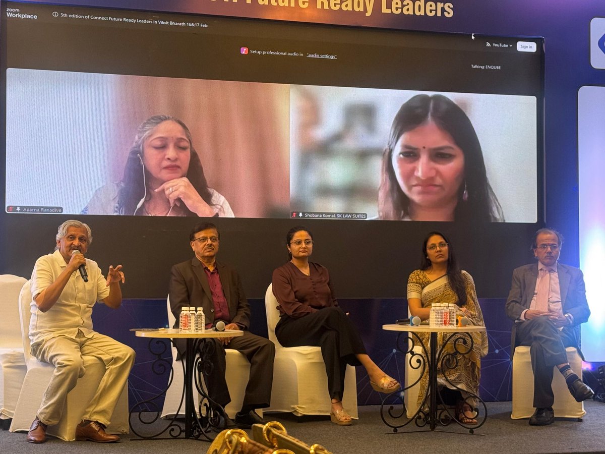 Grateful for “Connect Leaders, Viksit Bharat” by ENQUBE Collaborations with The CFO Club.  
At “Nari Shakti se Viksit Bharat,” Nikita Kumawat highlighted women’s role in manufacturing, where inclusion, skills, and ecosystem support drive growth.  

#NariShakti #ViksitBharat