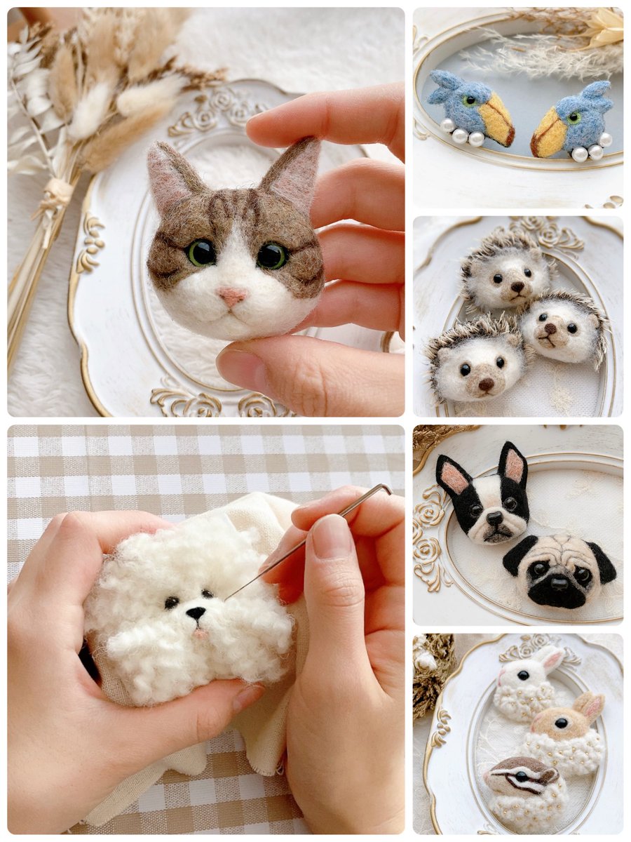 世界へ送るハンドメイド便 #365DIYtheme 羊毛フェルト独自のあたたかみ